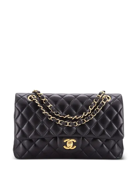 CHANEL Pre-Owned Classic Double Flap Bag Quilted Lambskin Medium shoulder bag