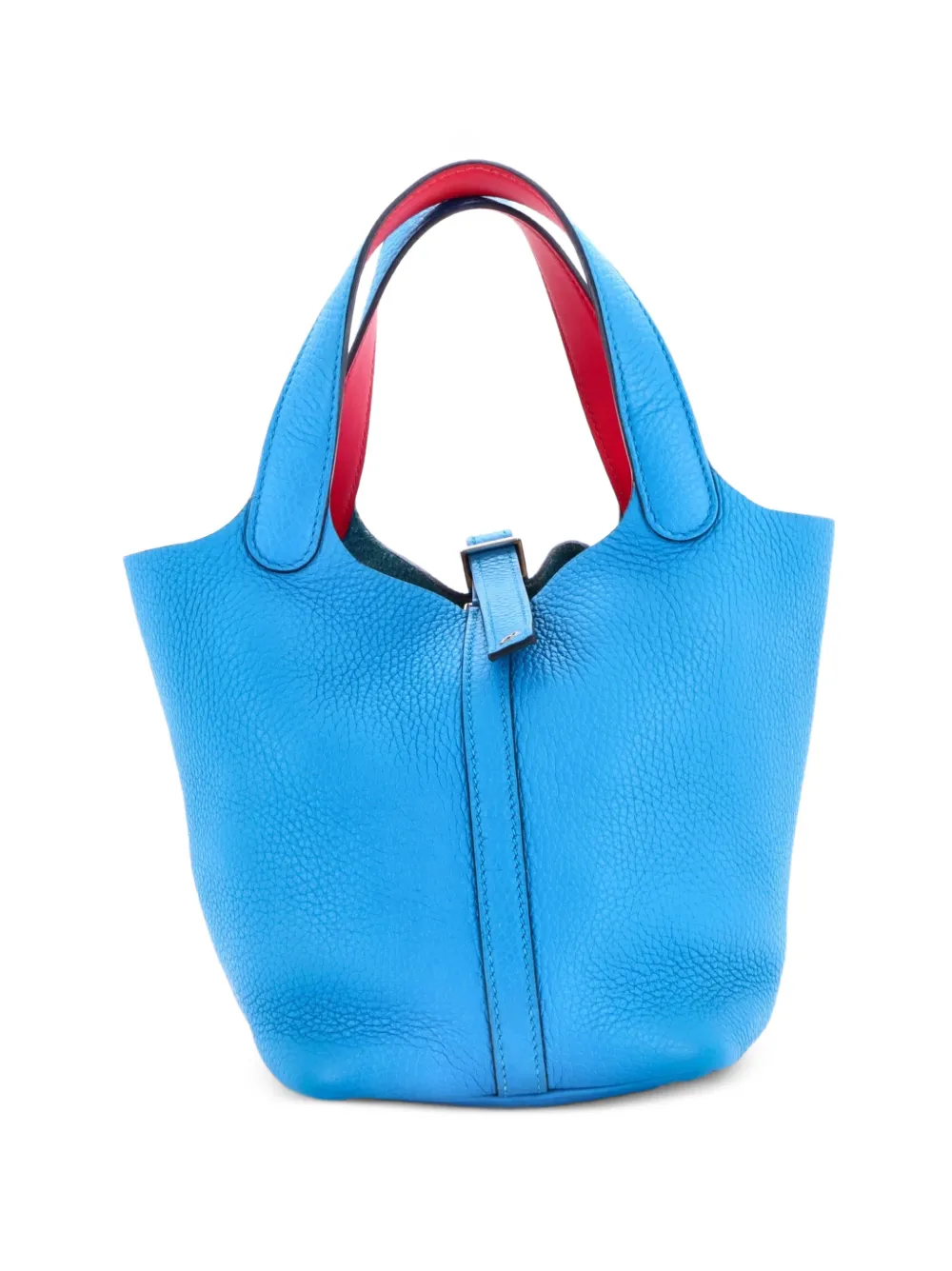 Hermès Pre-Owned Eclat Picotin Lock Bag Clemence PM tote bag - Blu