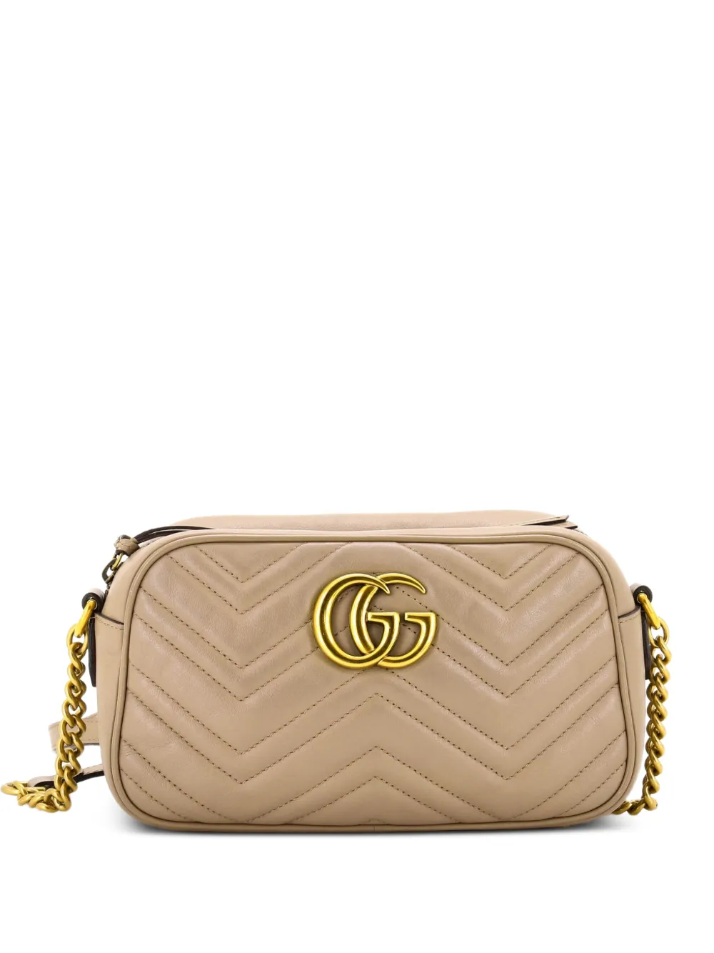 Gucci Pre-Owned GG Marmont Shoulder Bag Matelasse Leather Small crossbody bag - Toni neutri