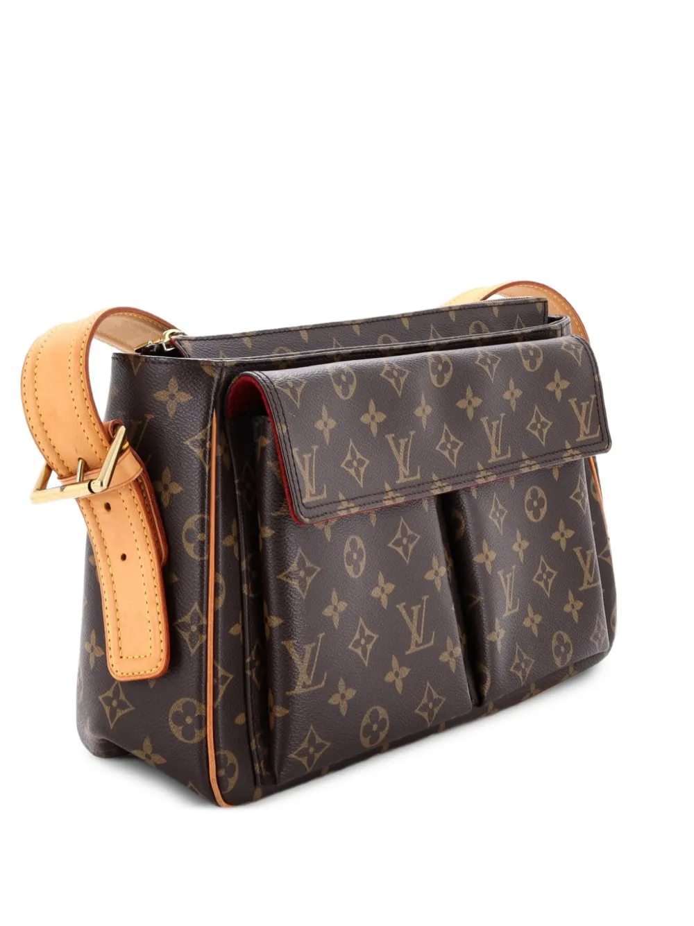 Louis Vuitton Pre-Owned Viva Cite GM Schultertasche aus Canvas mit Monogramm - Braun