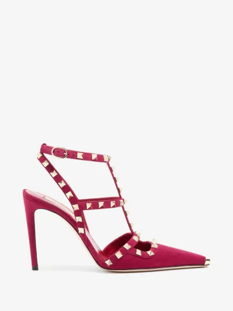 Valentino Garavani Rockstud suede pumps 100mm