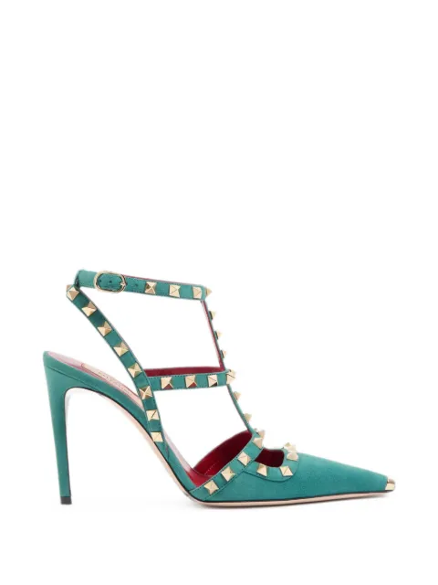 Valentino Garavani Rockstud suede pumps 100mm