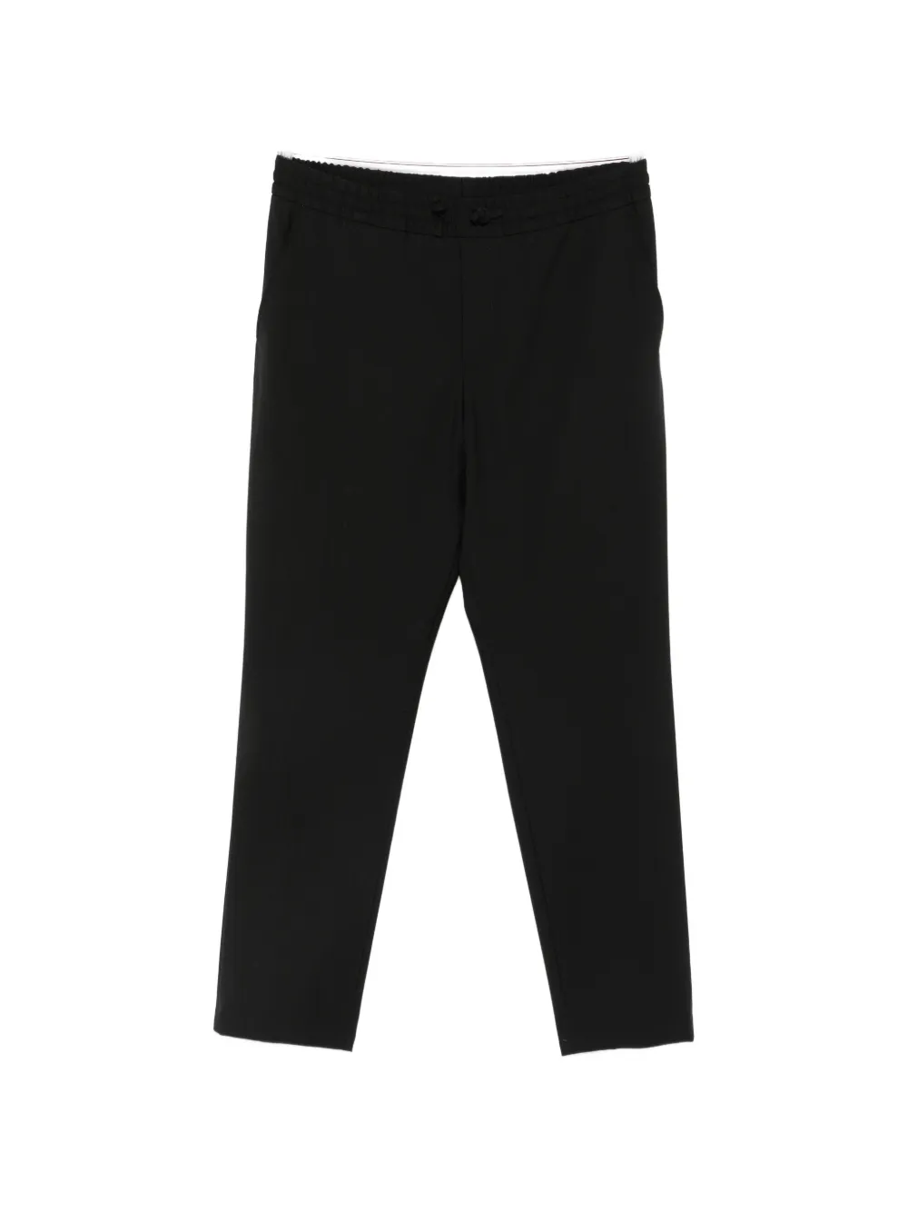 BOSS drawstring elasticated-waist trousers - Nero
