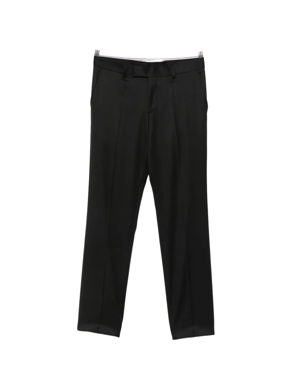 BOSS virgin wool tailored trousers - Schwarz