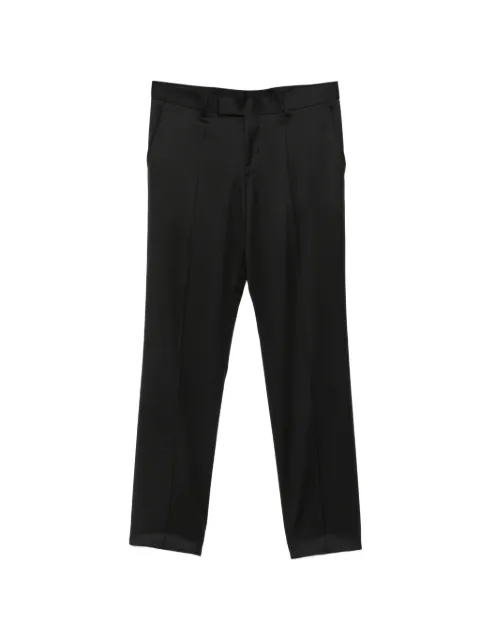 BOSS pantalones de vestir de lana virgen