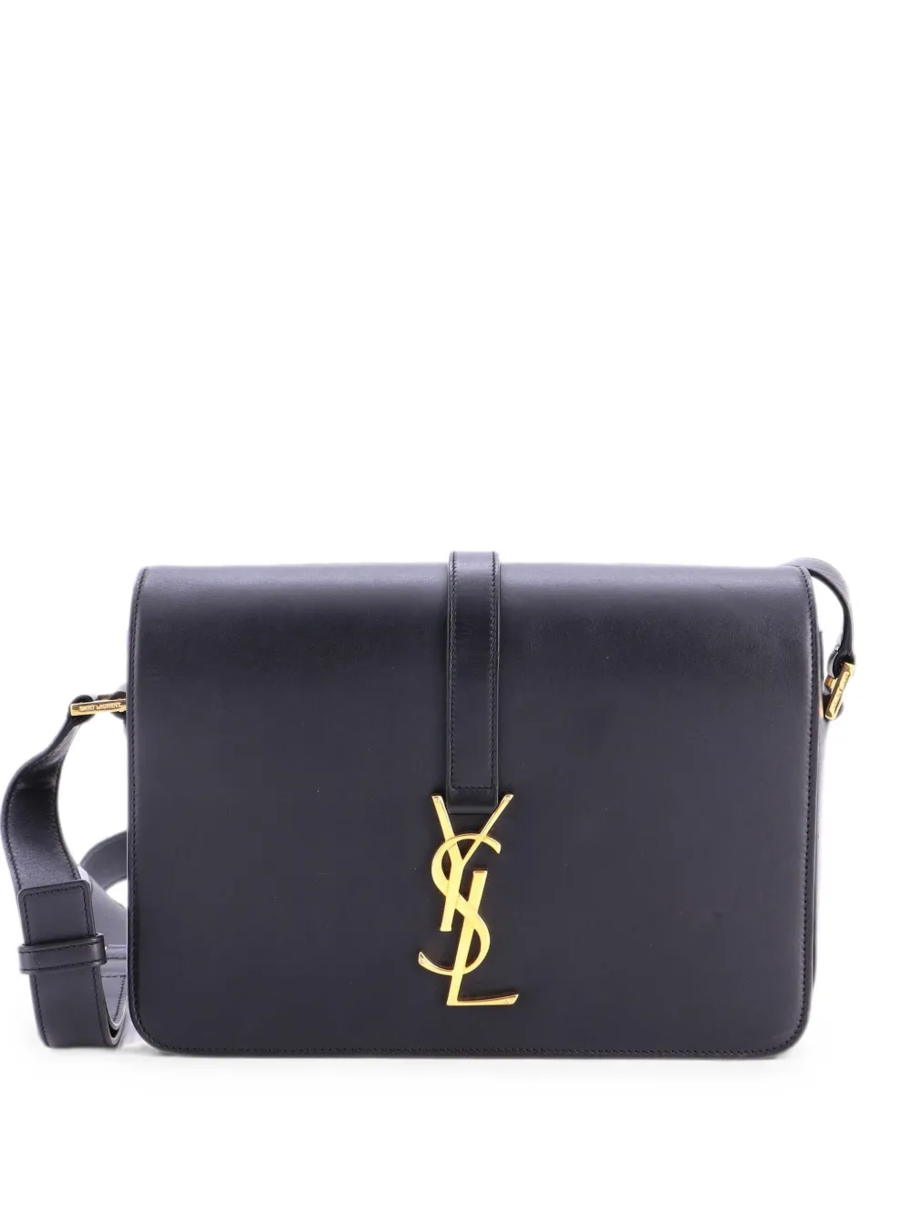 Saint Laurent Pre-Owned Classic Monogram Universite Bag Leather Medium crossbody bag - Schwarz
