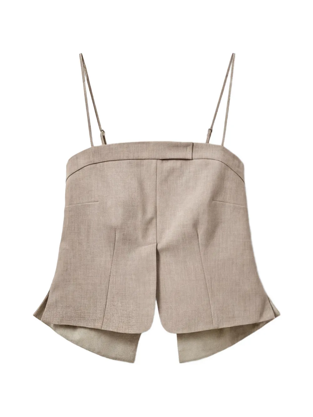 The Garment Pisano front-slit top - Nude