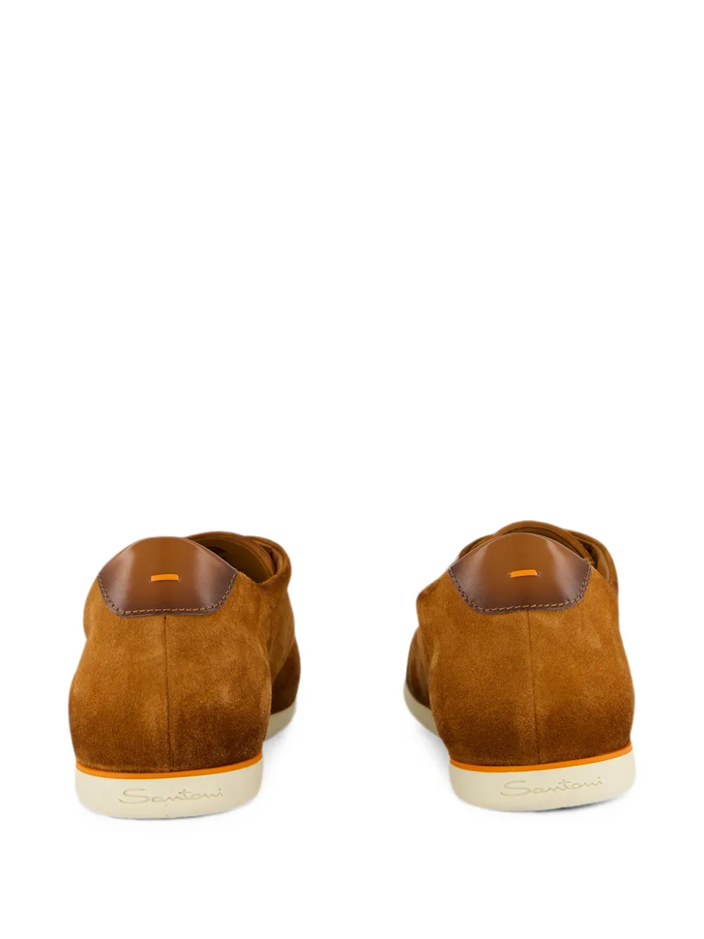 Santoni Suède low-top sneakers Bruin