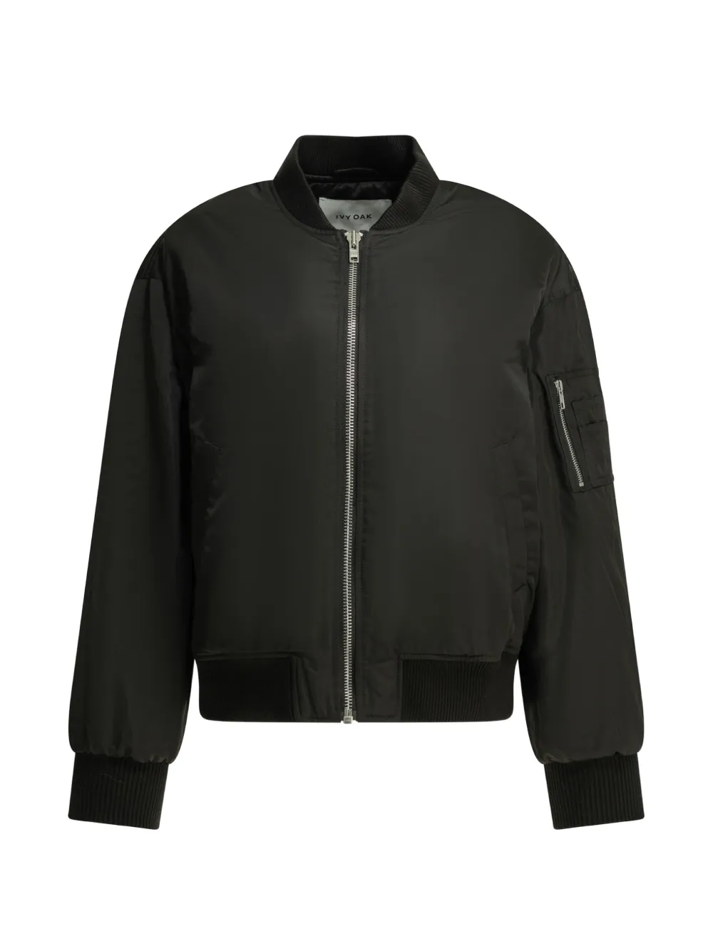 IVY OAK zip-up bomber jacket - Schwarz