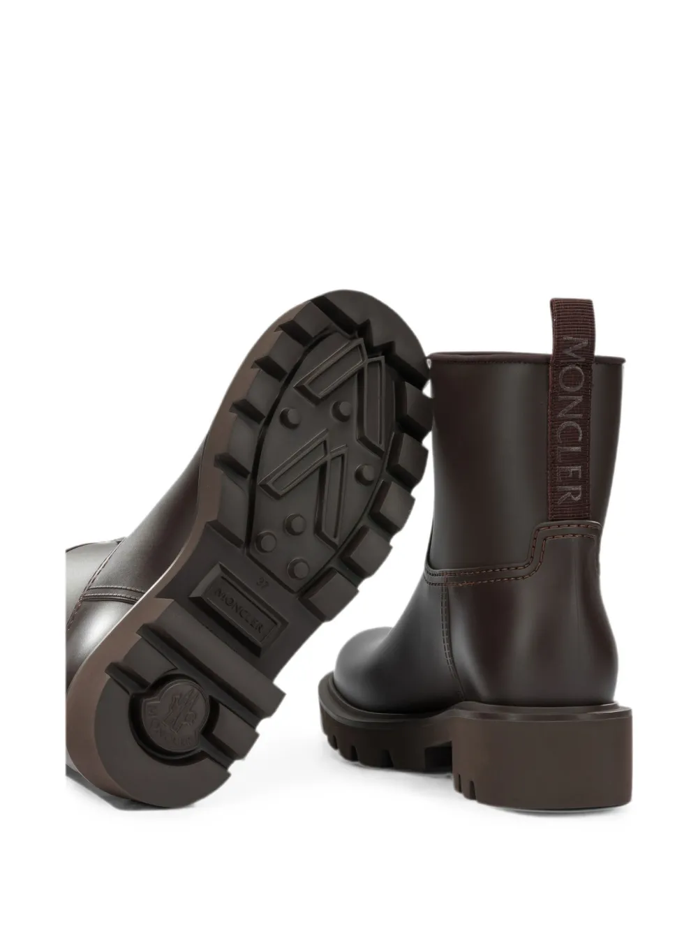 Moncler Kickstream rain boots Bruin