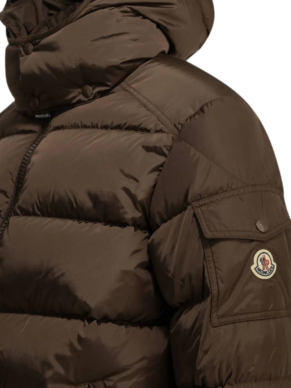 Moncler Maya gewatteerd jack Bruin