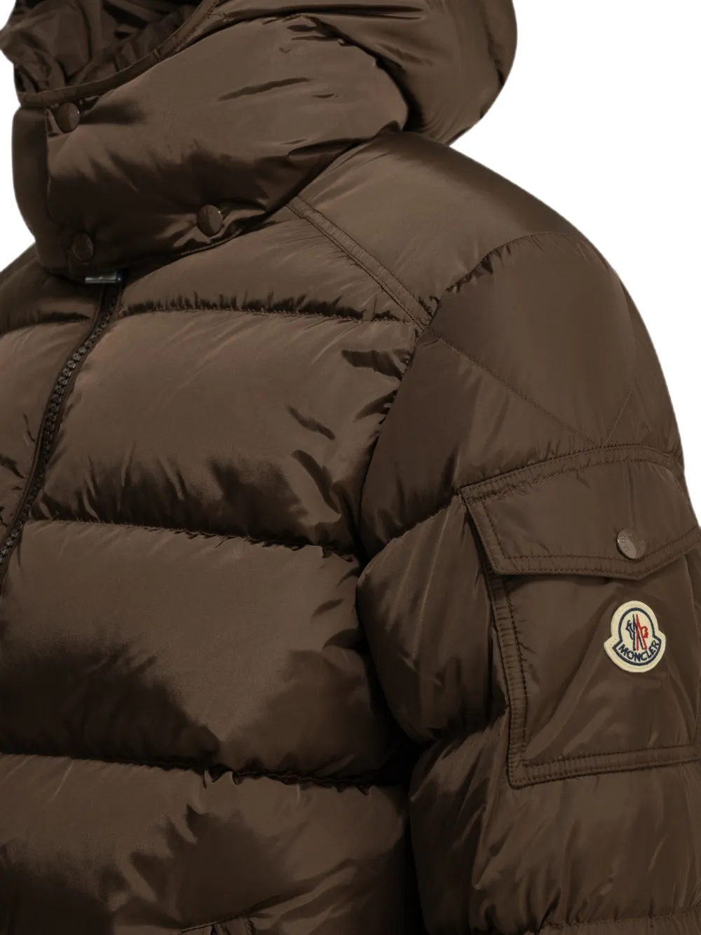 Moncler Maya gewatteerd jack Bruin