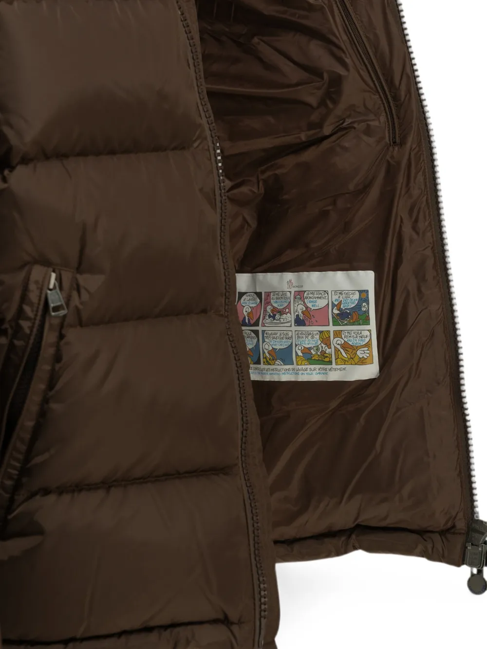Moncler Maya gewatteerd jack Bruin