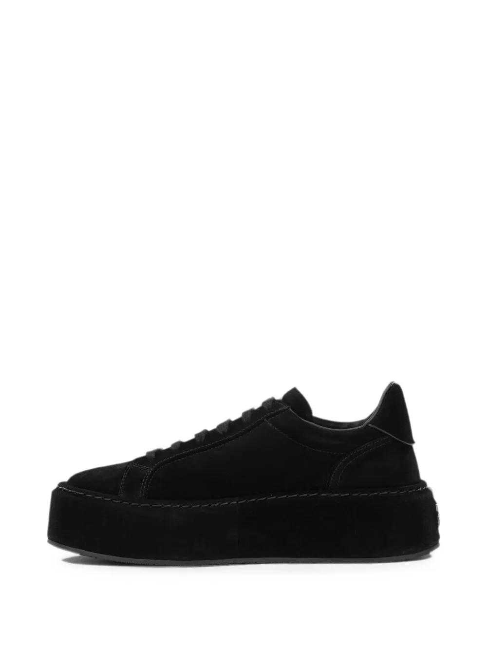 Casadei Renna suede platform sneakers Zwart