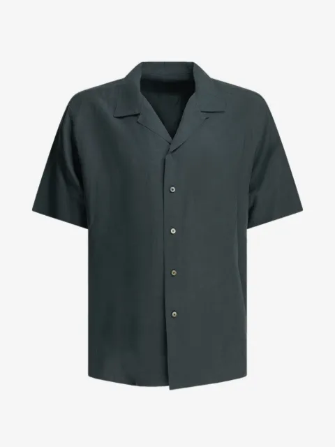 A.PRESSE short-sleeve camp-collar shirt