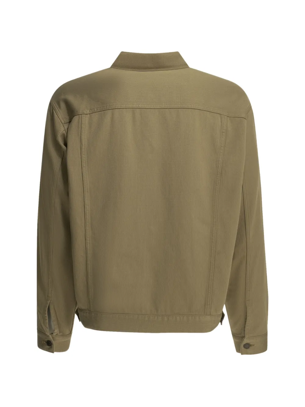 A.PRESSE 3RD Type denim jack met knopen Beige