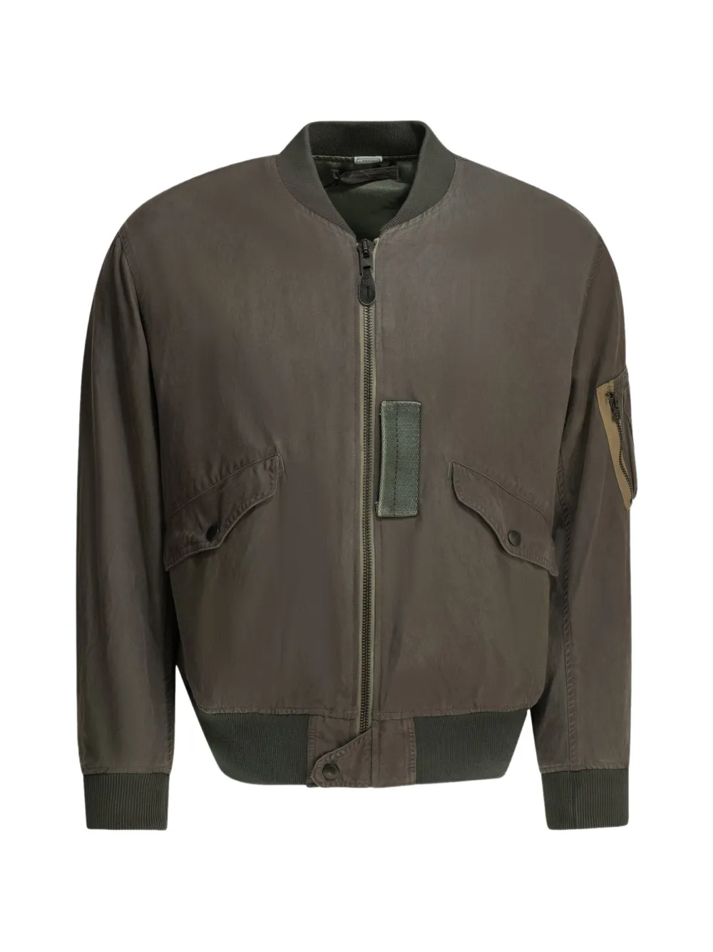 A.PRESSE L-2B zip-up bomber jacket - Marrone