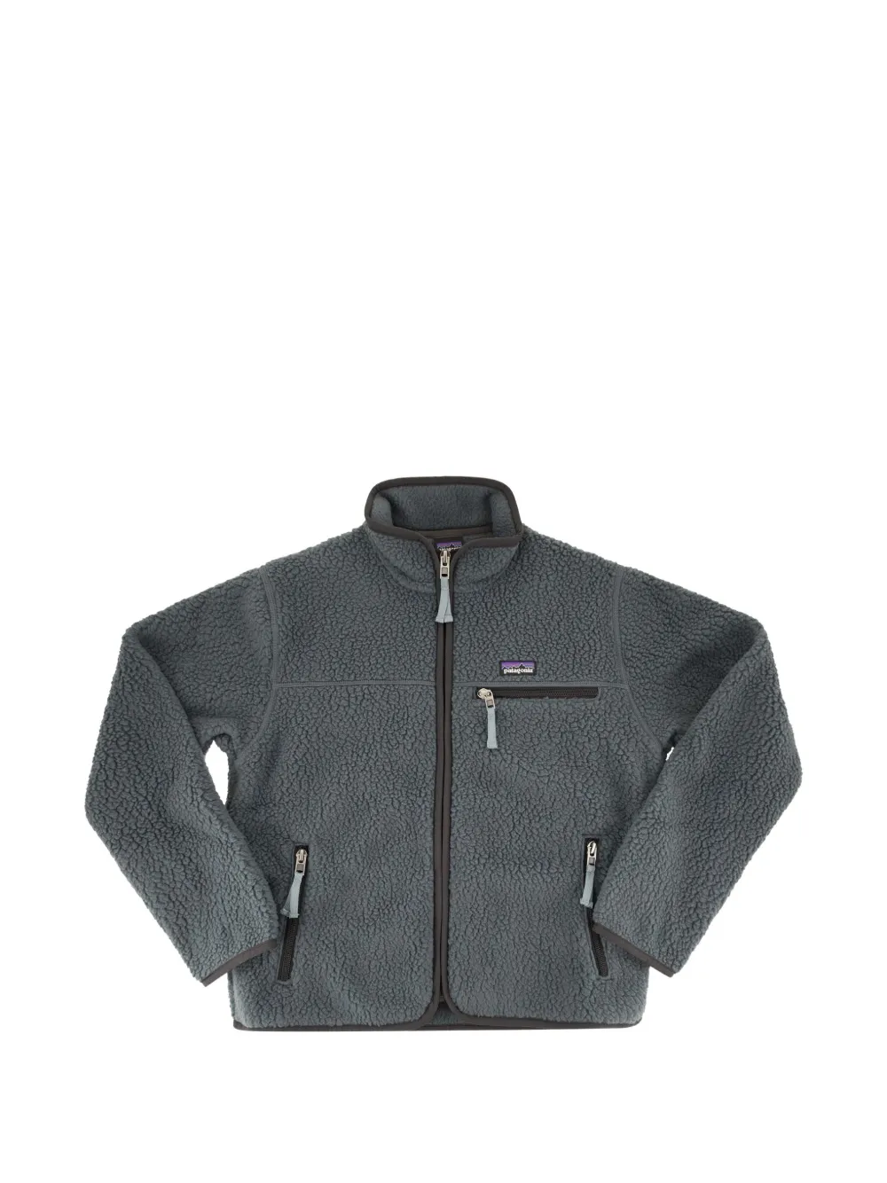 Patagonia Kids Giacca in pile di sherpa - Grigio