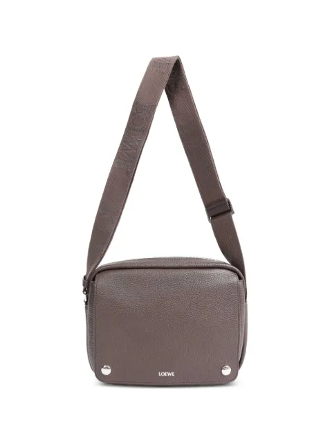 LOEWE medium pebble messenger bag in supple grained calfskin
