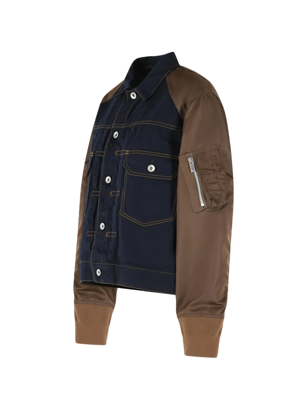 sacai Denim jack Blauw