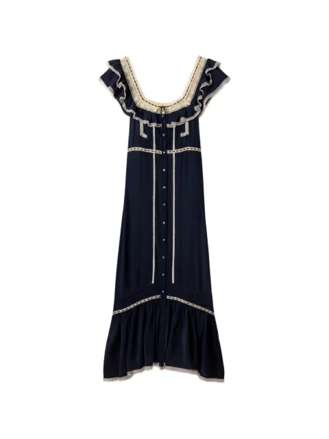 Rixo vestido midi Kendara