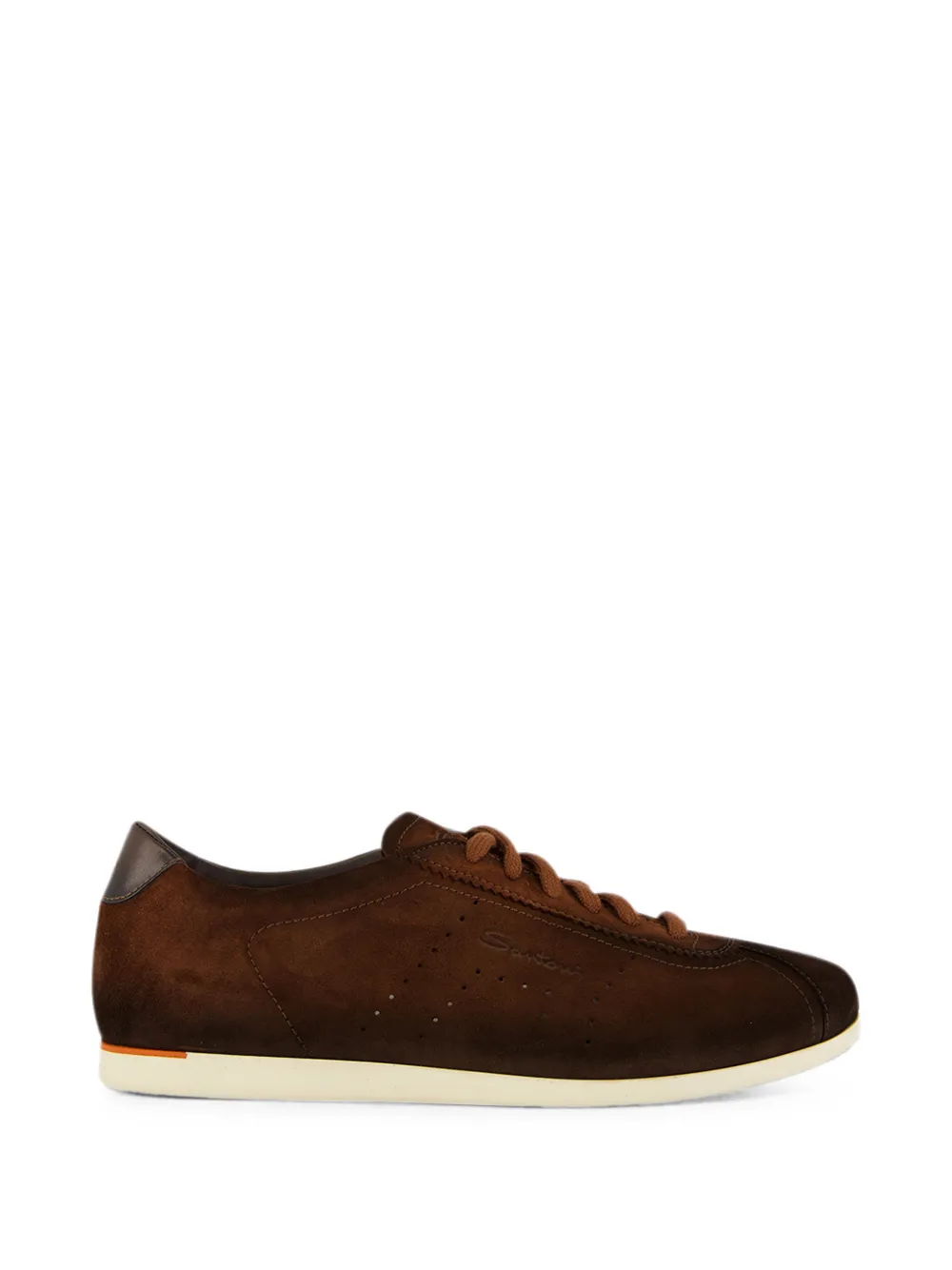Santoni 70s suede sneakers - Braun