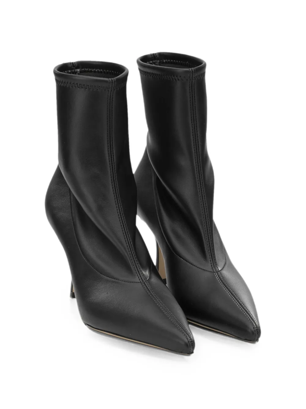 Casadei pointed-toe ankle boots Zwart