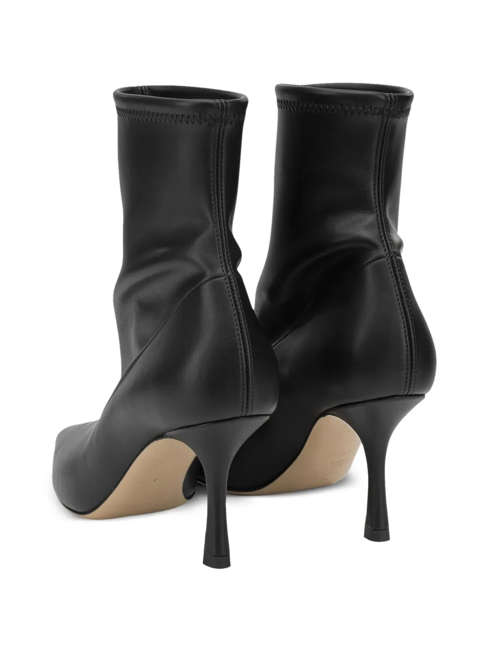 Casadei pointed-toe ankle boots Zwart