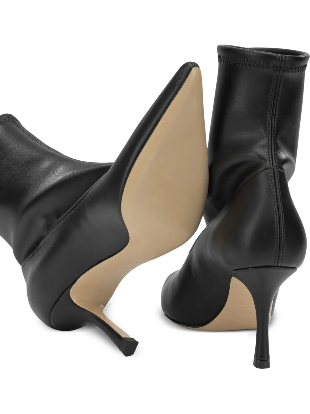 Casadei pointed-toe ankle boots Zwart