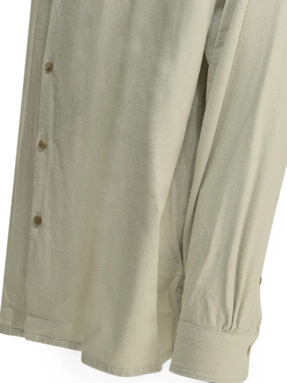 A.PRESSE Linnen overhemd Beige