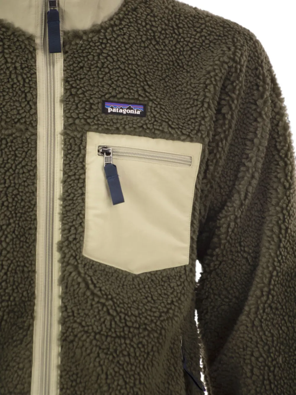 Patagonia Fleece jack Groen
