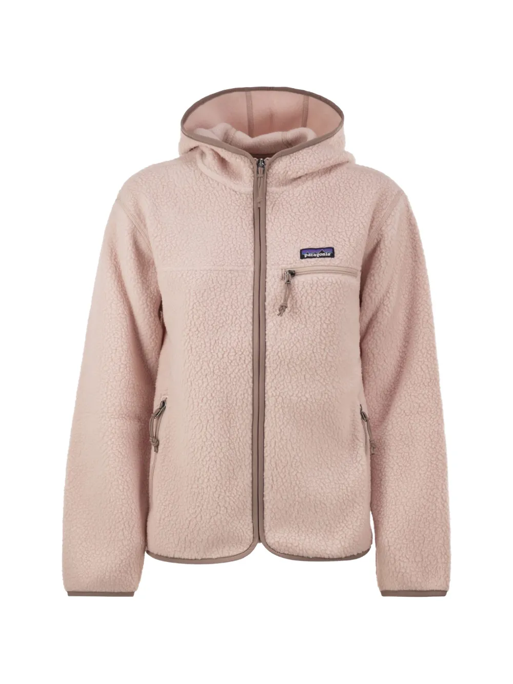 Patagonia teddy fleece hooded jacket - Rosa