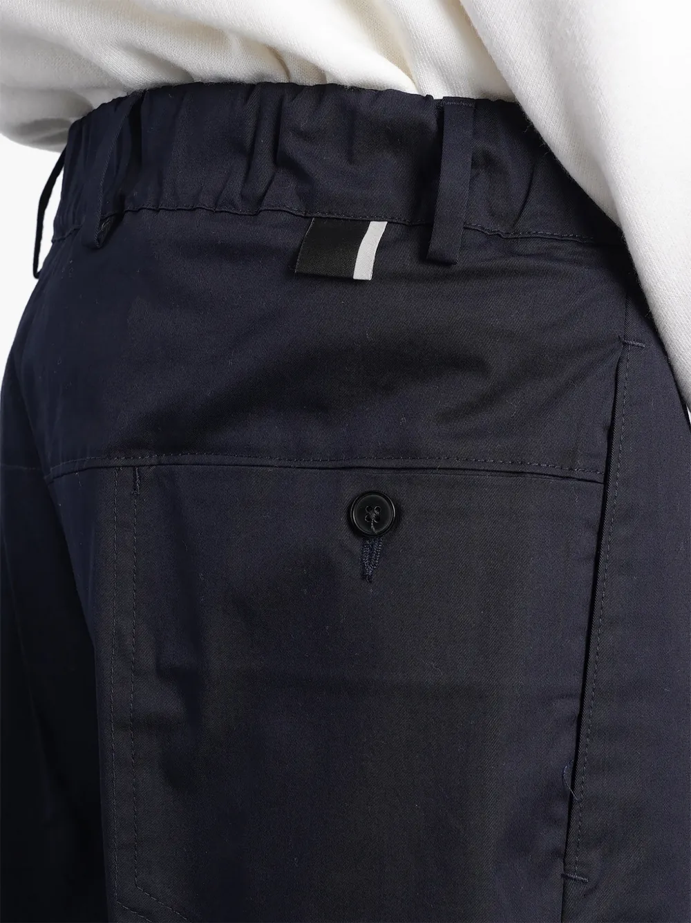 Low Brand George pressed-crease trousers Blauw