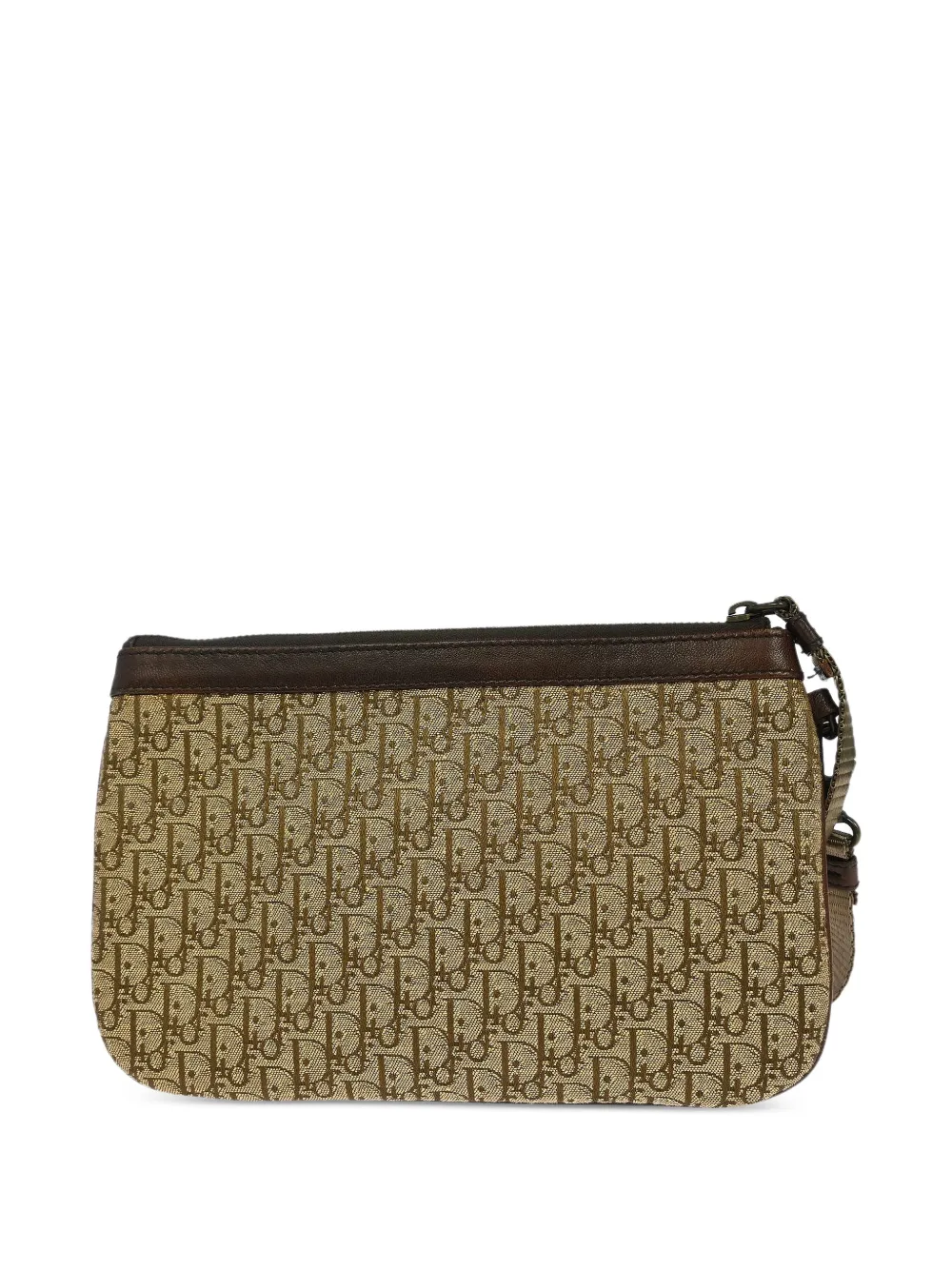 Dior Pre-owned 2001 Trotter Buckle Clutch Bag in Neutrals, view 2