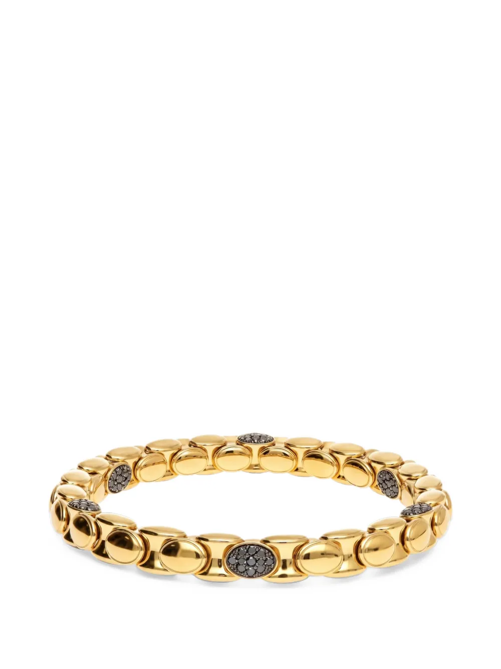 Roberto Demeglio Anaconda black diamond bracelet - Oro