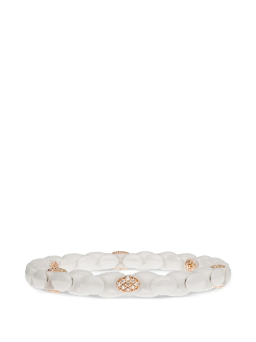 Roberto Demeglio Anaconda diamond bracelet - Weiß