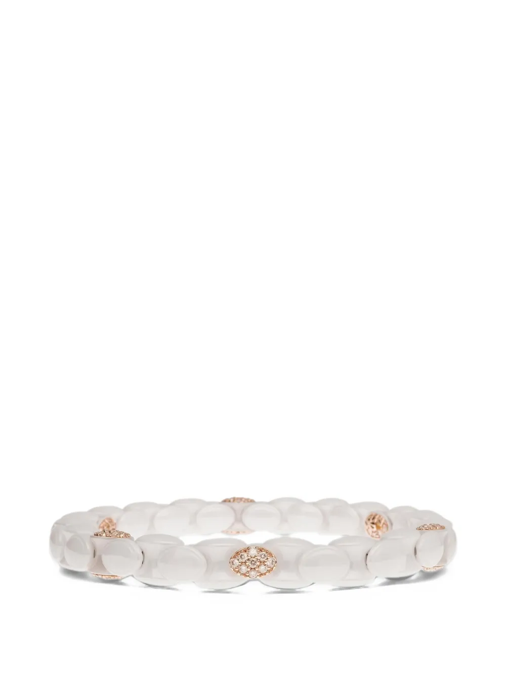 Roberto Demeglio Anaconda diamond bracelet - Bianco