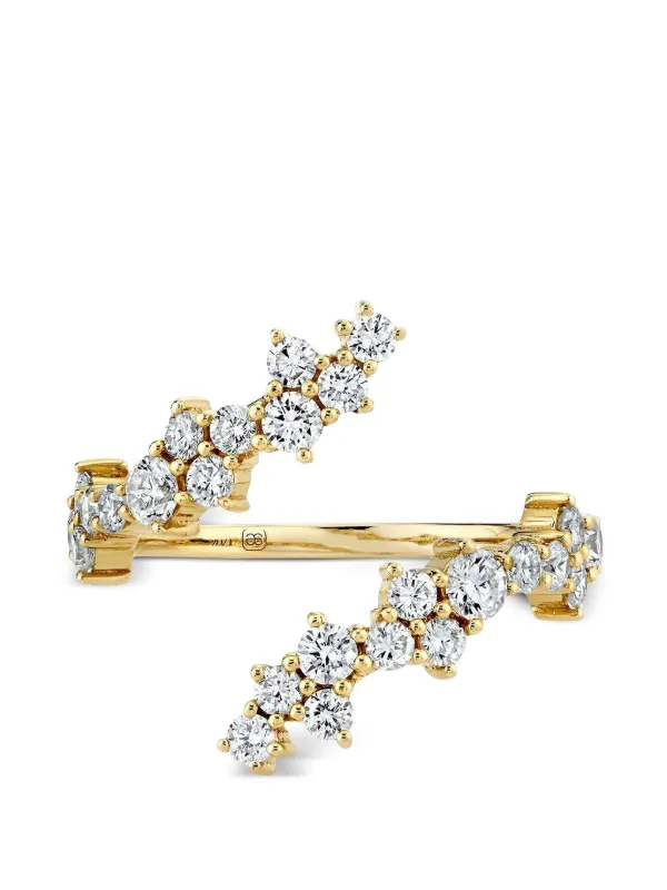 Sydney Evan Diamond Cocktail Wrap Ring in Gold