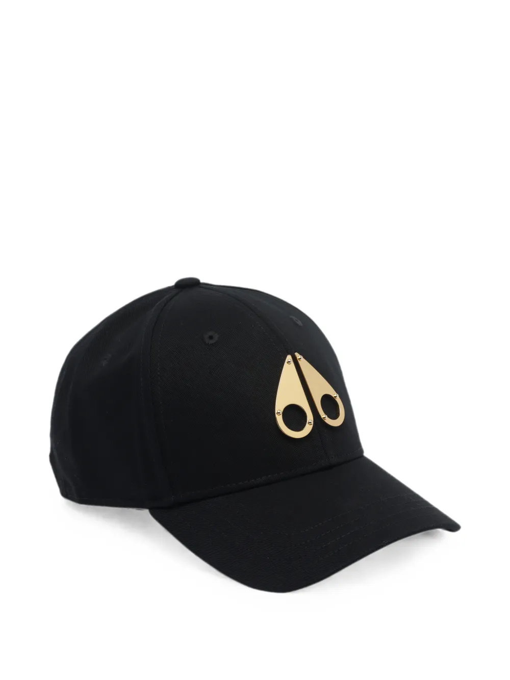 Moose Knuckles Honkbalpet met logo Zwart