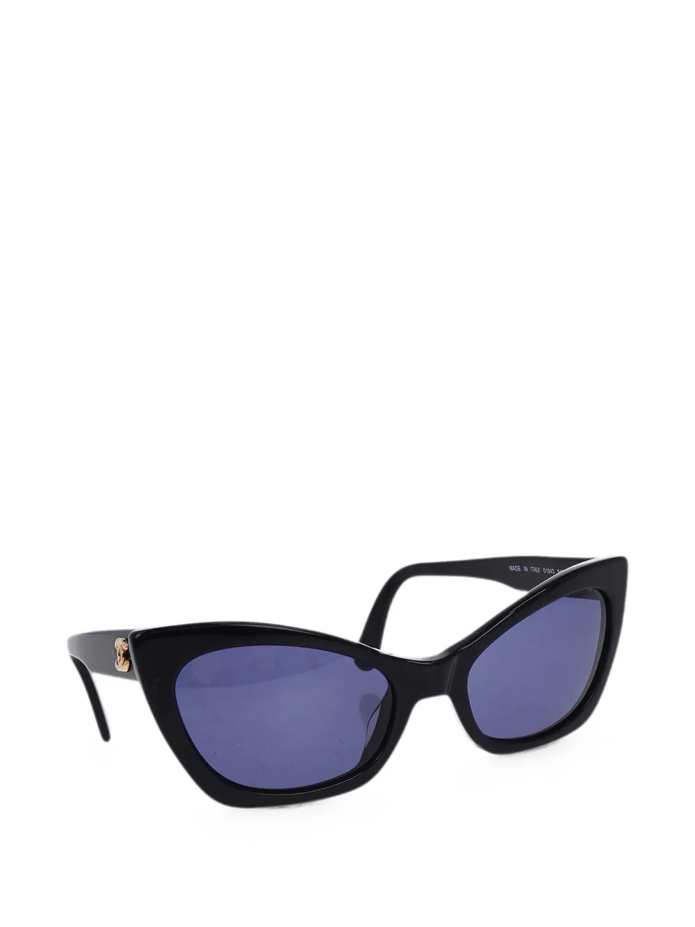 CHANEL Pre-Owned 1990-2000s CC interlocking cat-eye sunglasses - Schwarz