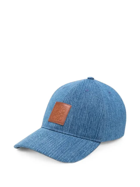 LOEWE patch cap in denim