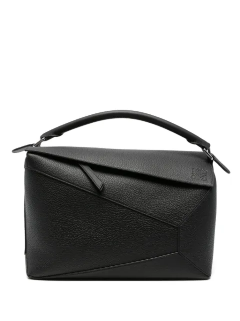 LOEWE large Puzzle Edge in grained calfskin tote bag