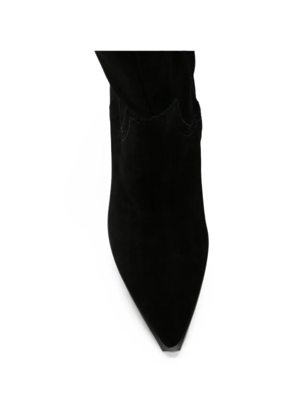 LIU JO suede-finish over-the-knee boots Zwart