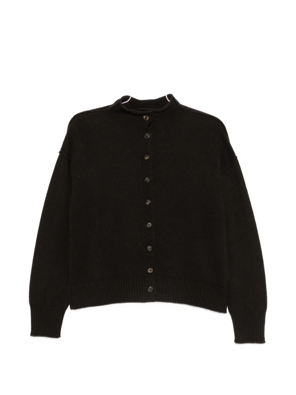 Vanisè Cardigan mit Knopfleiste - Braun