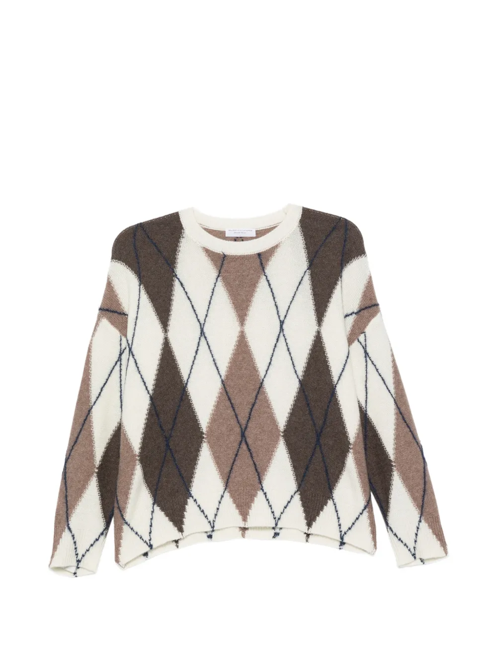 Majestic Filatures argyle-knit sweater