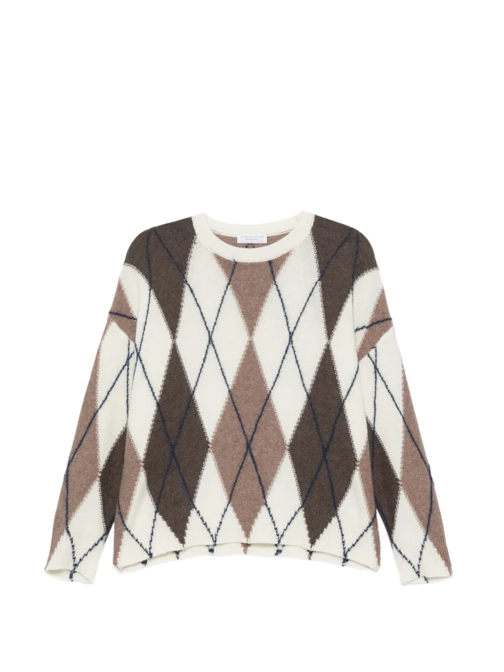 Majestic Filatures sweat à motif en argyle - Tons neutres