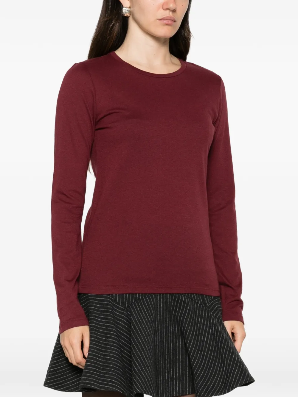 Majestic Filatures T-shirt van katoenmix Rood