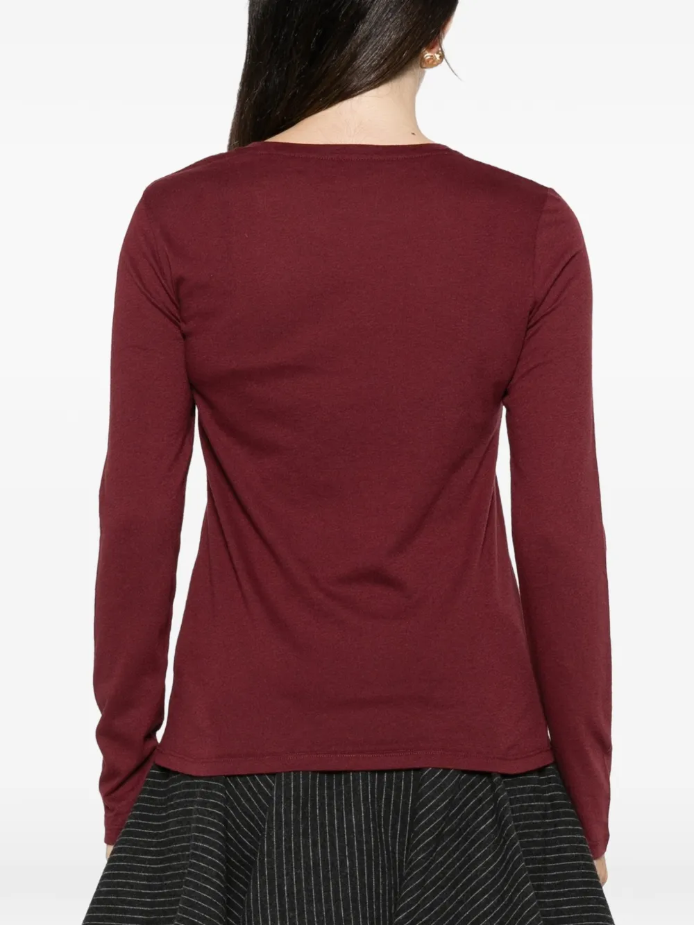 Majestic Filatures T-shirt van katoenmix Rood