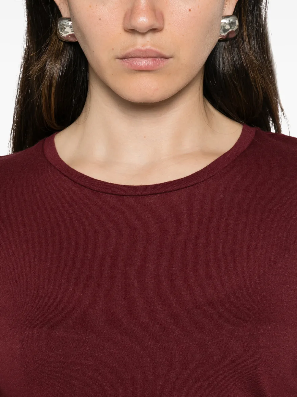 Majestic Filatures T-shirt van katoenmix Rood