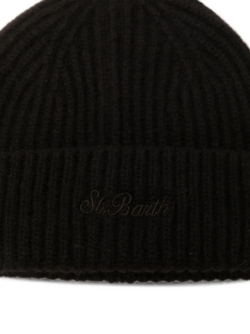 MC2 Saint Barth Wengen ribbed-knit beanie hat Bruin